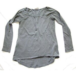 Women's Baci Cowl Neck Cotton Long Sleeve Shirt Size M (Made in Italy) WB40